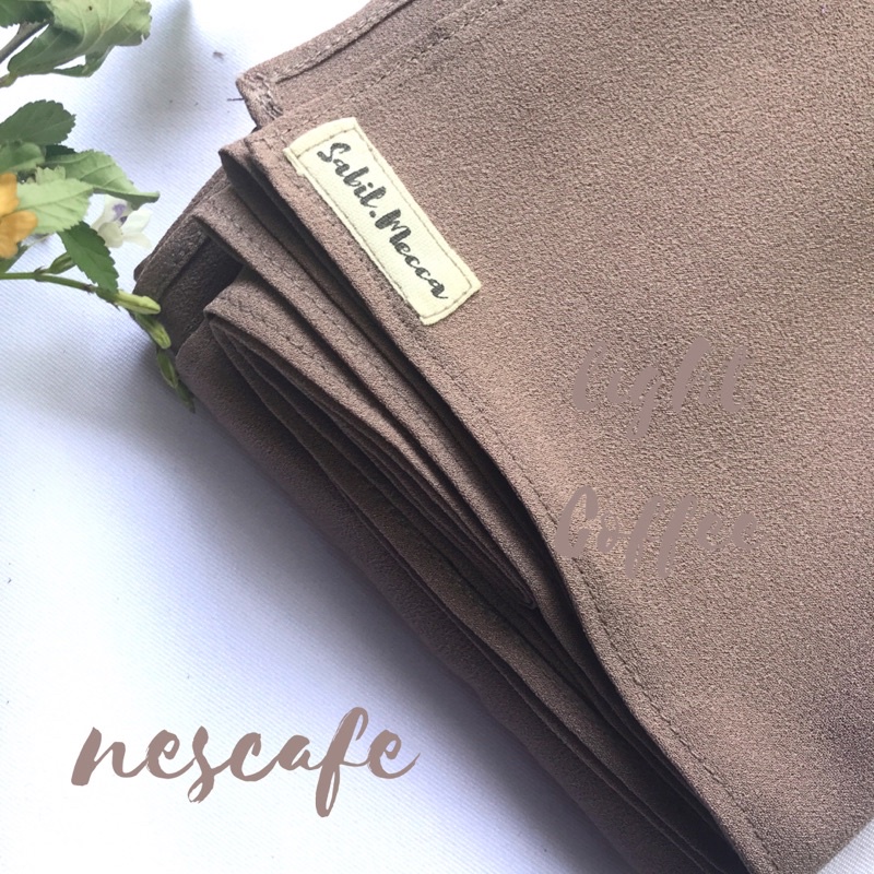 HIJAB SEGI 4 SYARI 130X130 DIAMOND-Nescafe