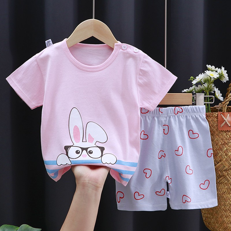 Setelan Anak Impor / Setelan Baju Anak / Setelan Kaos Anak / Set Baju Anak / Stelan Kaos Celana Anak / Baju Santai Rumah Anak / Set Rumah / Baju Anak Lucu