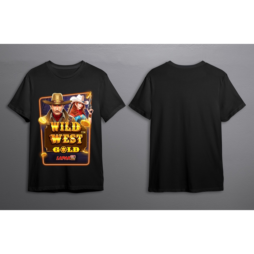 Baju Slot Pragmatic Play Wild West Gold Exclusive Bahan Premium Coton