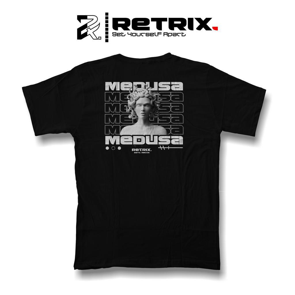 Retrix Tshirt Medusa - Hitam
