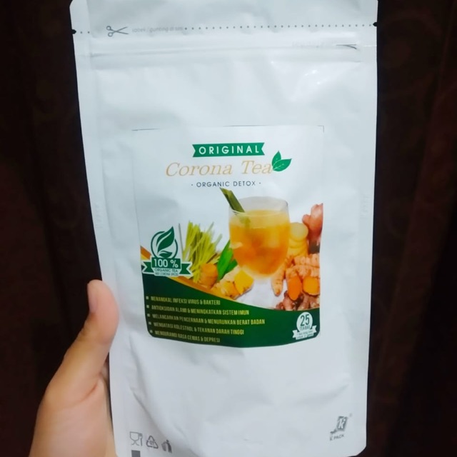 

Tea Herbal (corona tea) 100% asli rempah