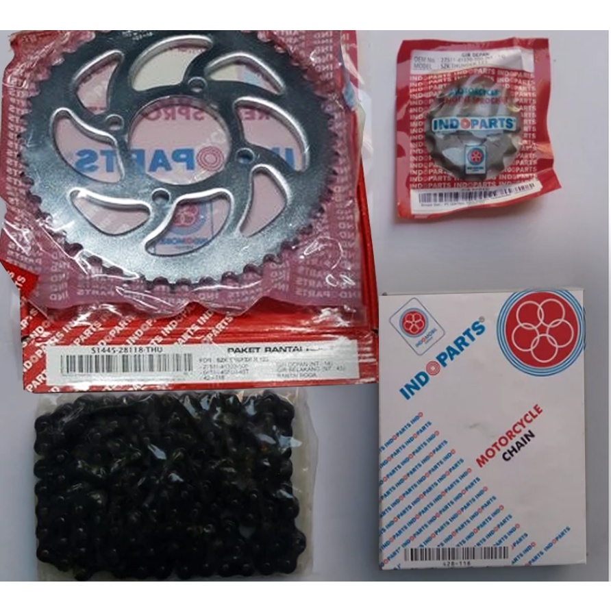 Paket Gir Paket Chain Kit Indopart Indoparts Thunder 125