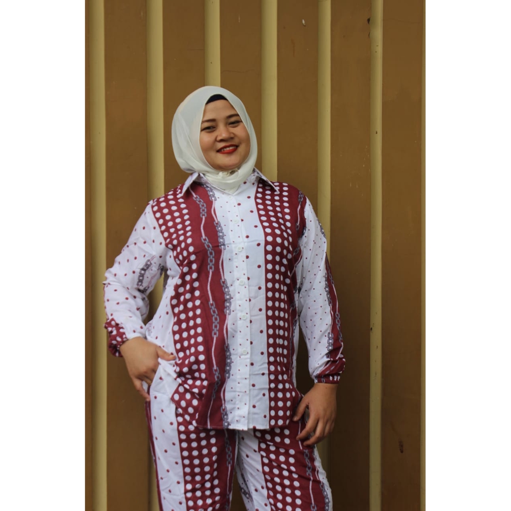 ZAHRA - Setelan Wanita Oversize PRISTY Big size