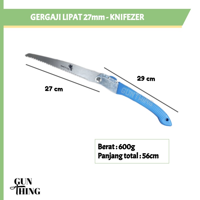 Gergaji Lipat KNIFEZER 27mm - Multifungsi Serbaguna / Portable Foldable Saw