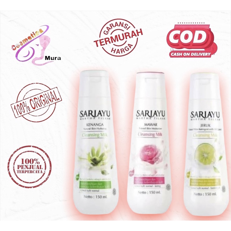 Sariayu milk cleanser // susu pembersih sariayu 100 ml