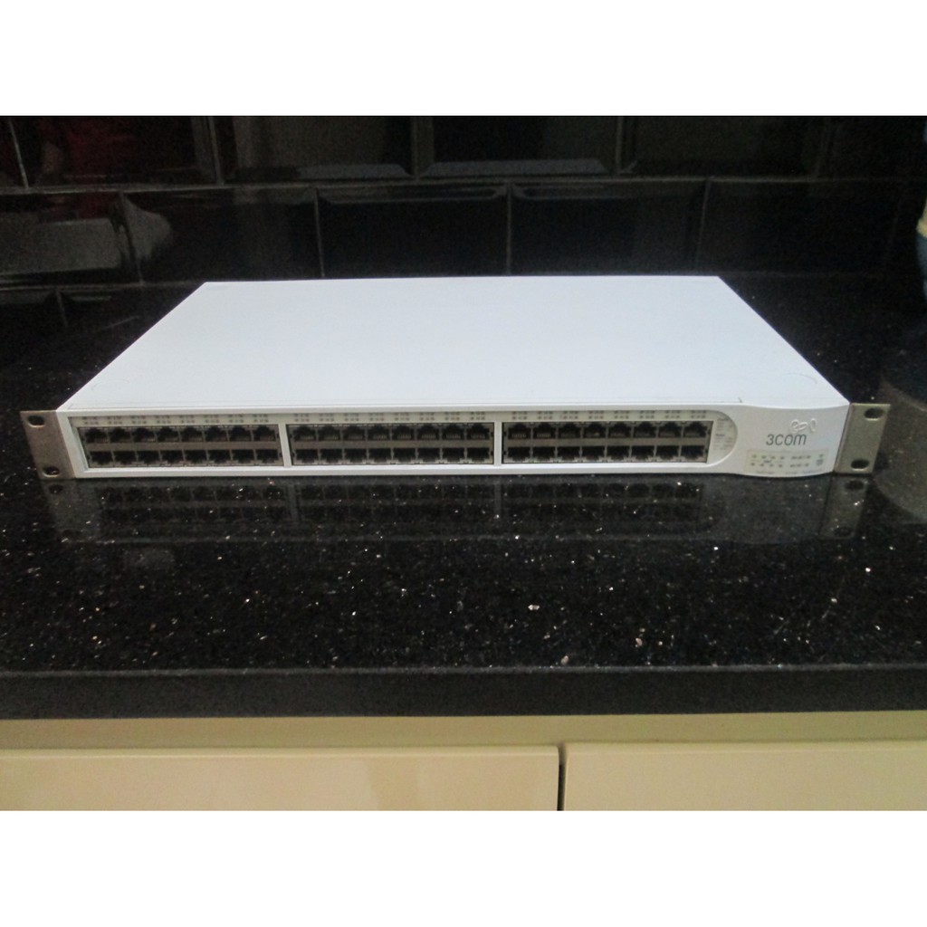 Switch Hub Manageable 48 Port 3Com 4400 Support Vlan Dan Web Config