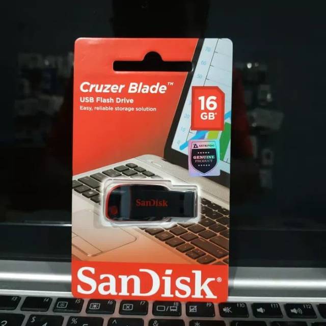 FLASHDISK SANDSIK 16 GB CRUZER BLADE USB FLASH DRIVE