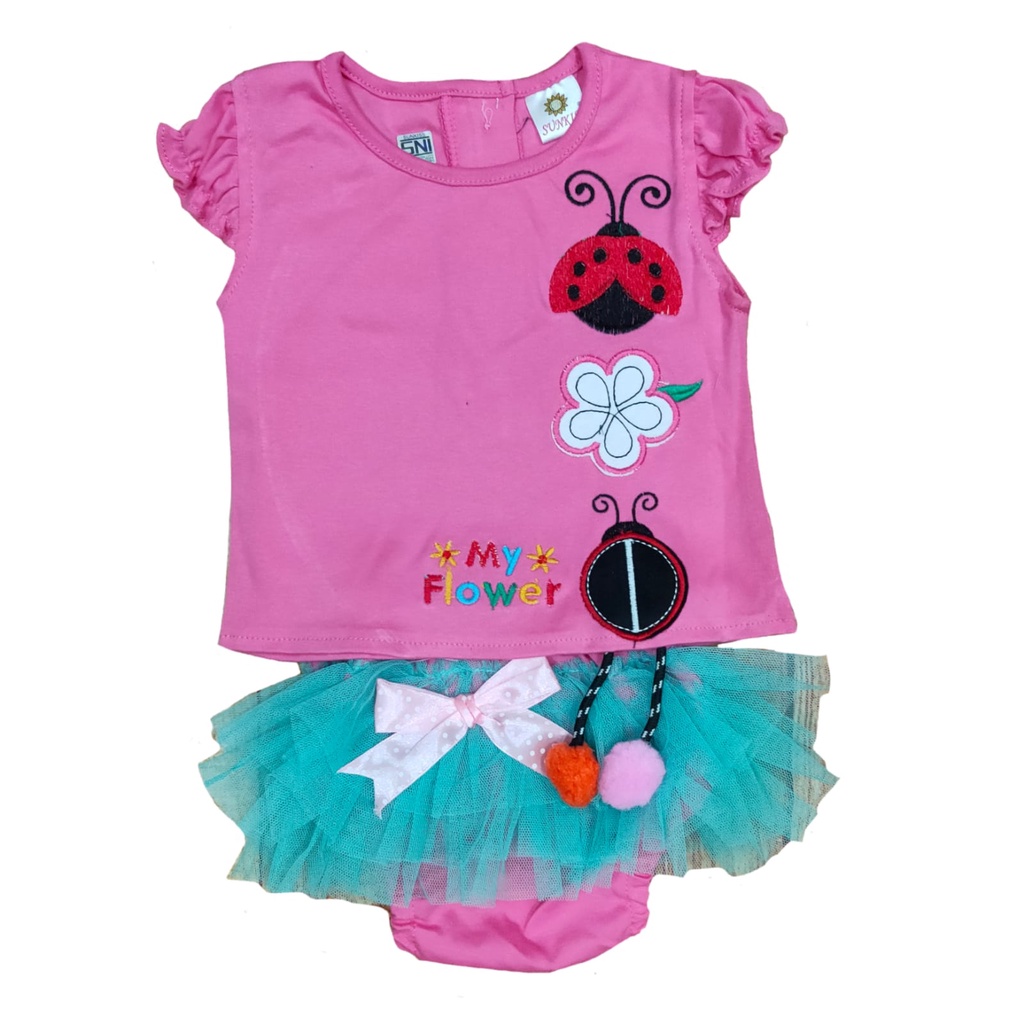 Two Mix Setelan rok tutu bayi - Rok tutu Bayi Perempuan dj310