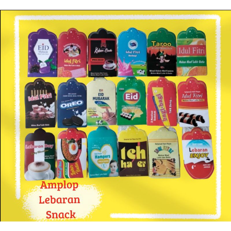 

[Termurah] Amplop Lebaran Viral Unik Murah - (Medium 7×12) - Isi 10pcs