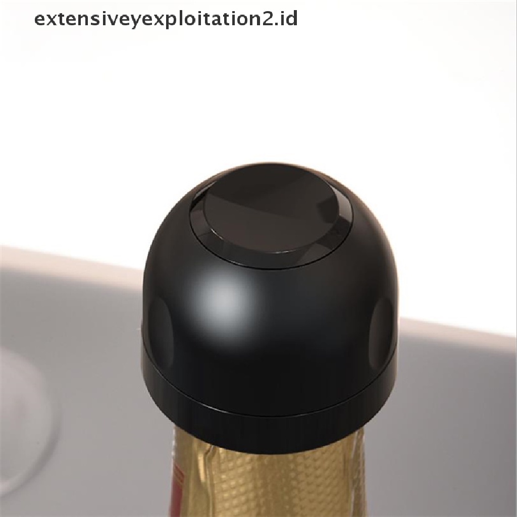 (Hotter) Silikon Red Wine Champagne Bottle Stopper Vacuum Sealer Plug