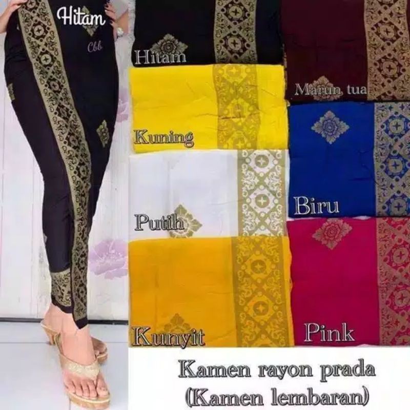 Kamen Bali | Kain Bali | kamen rayon motif songket prada bali