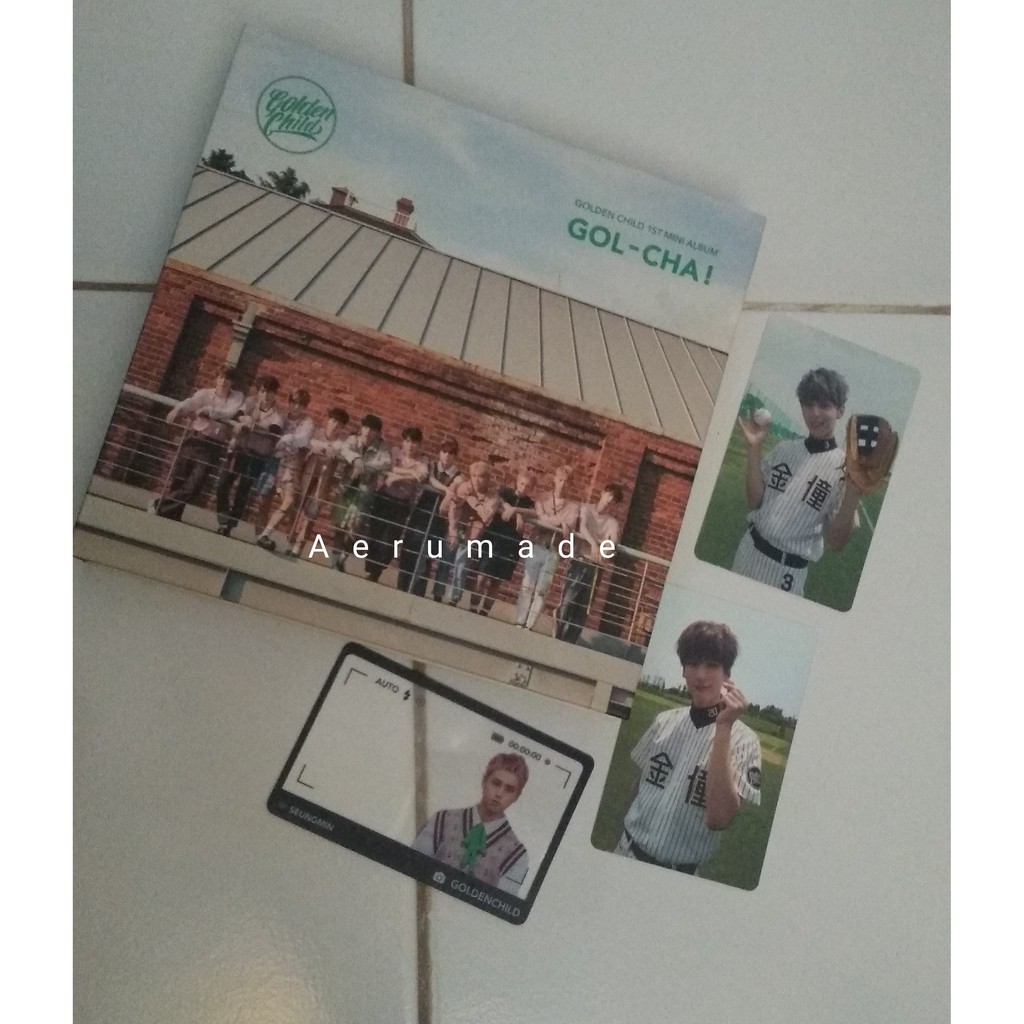 KPOP ALBUM GOLDEN CHILD GOL-CHA FULLSET JAESEOK SEUNGMIN Y