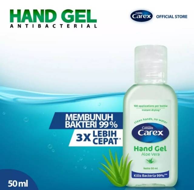 Carex Hand Sanitizer Gel 50 ml