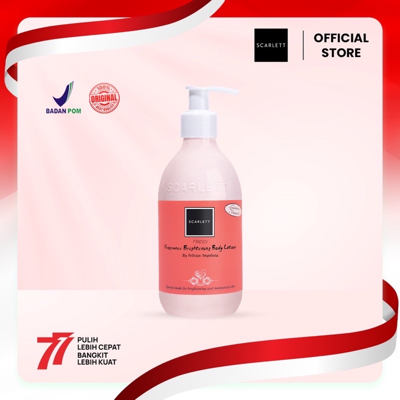 SCARLETT Whitening Body Lotion Happy 300 ML