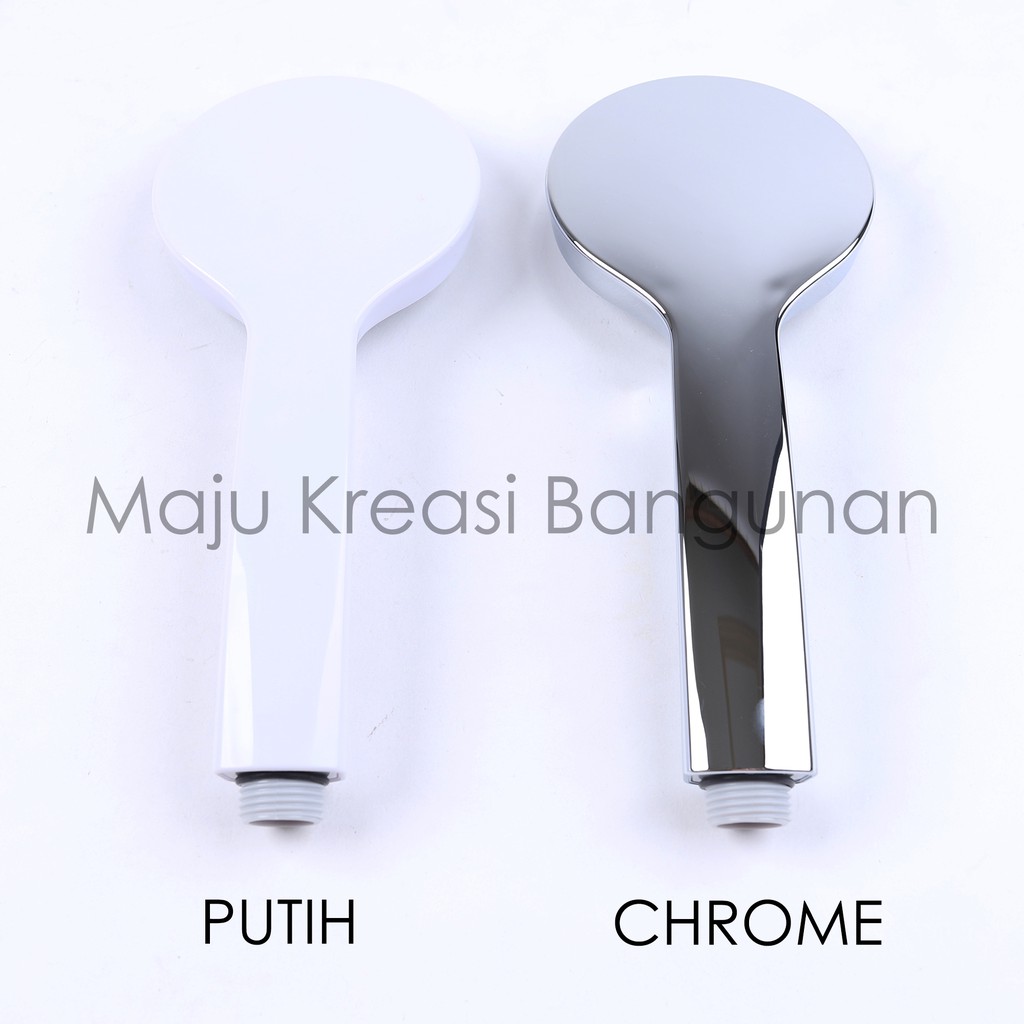 Hand Shower SOLIGEN A195 PVC ABS Chrome Putih Kamar Mandi Tipe A 195 Kepala Toilet