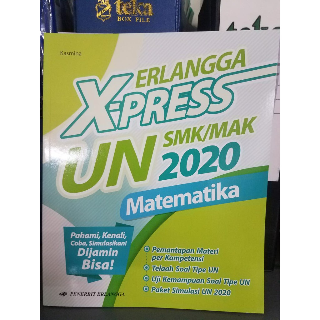 Erlangga X Press Un Smk Mak 2020 Matematika Kunci Jawaban Shopee Indonesia