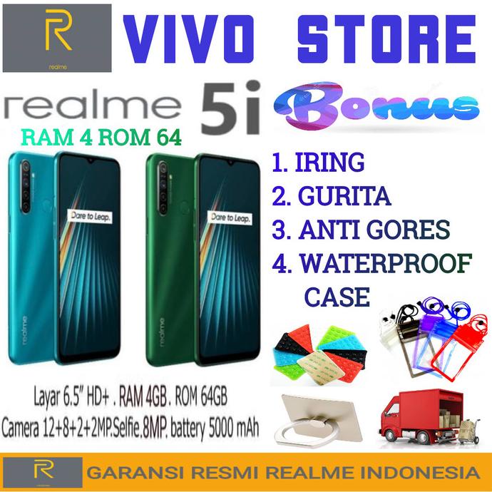 REALME 5i RAM 4/64 GARANSI RESMI REALME INDONESIA
