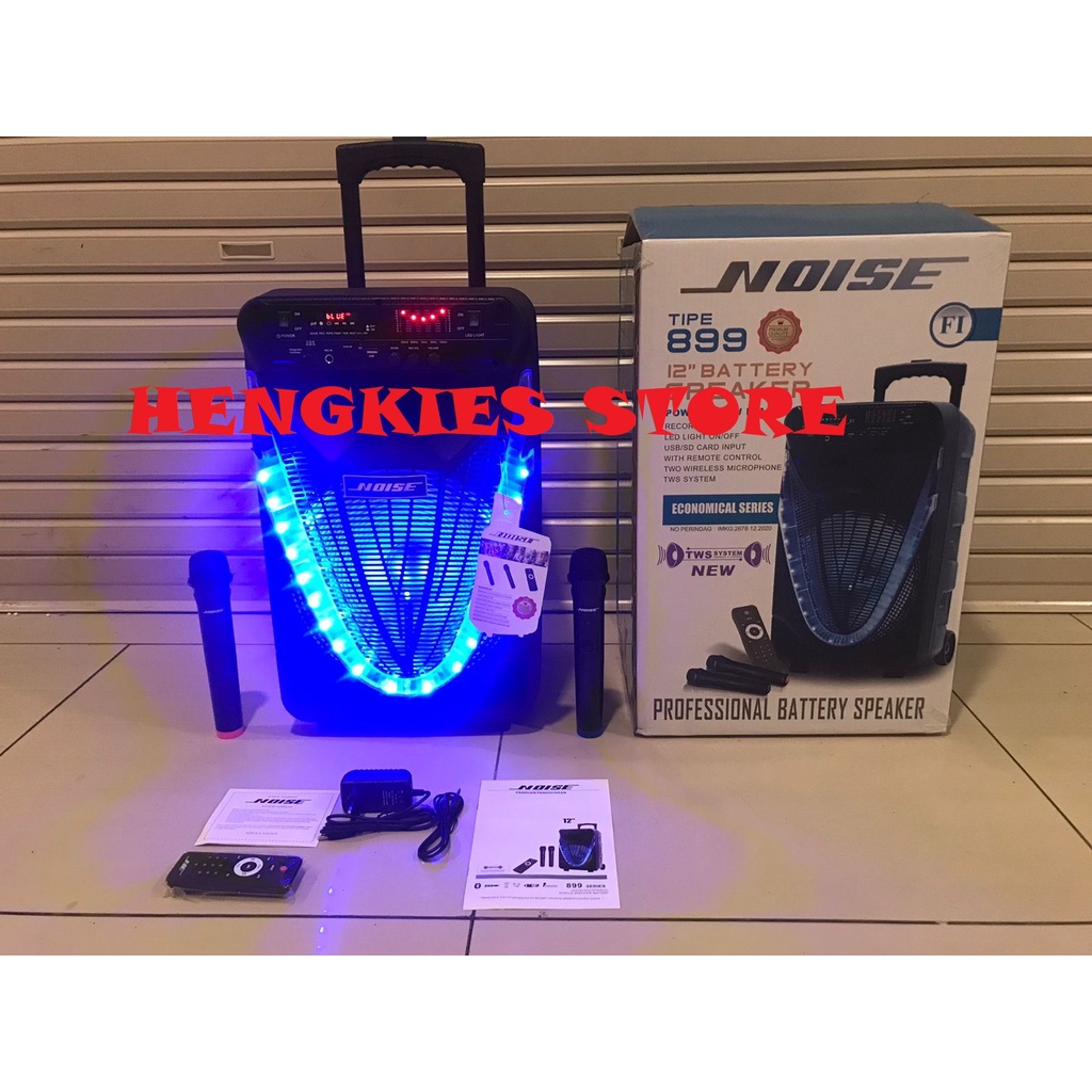 Speaker Portable Meeting Wireless NOISE 899FI 899 FI ORIGINAL 12 inch