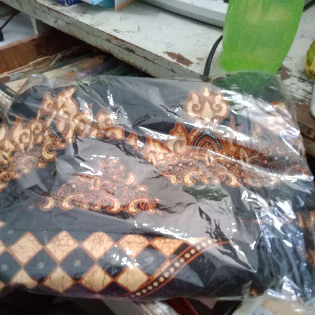 Gamis Batik Motif Ular Naga Hitam Coklat Big Size Jumbo Size Ld 110 Cm Longdress Batik Modern