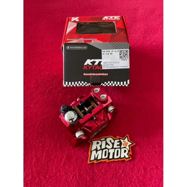 KALIPER KTC KYTACO 2 PISTON SLIM SL - 115 MERAH