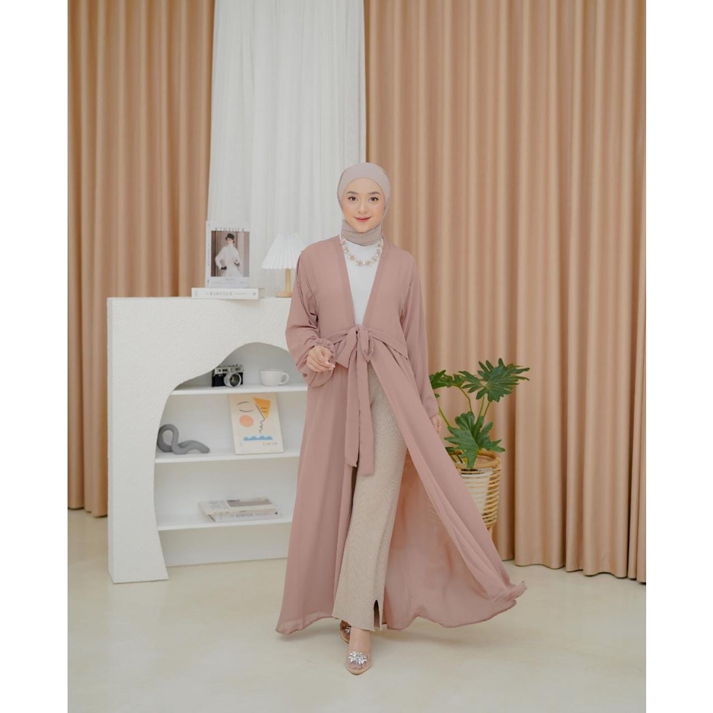 AURORA OUTER LONG CERUTY / MERRA OUTER / CARDIGAN CERUTY PANJANG / OUTER WANITA TERBARU