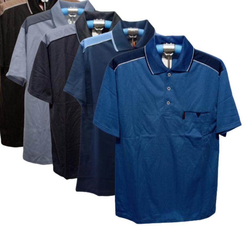 ➢ size XL XXL XXXL kaos wangki dewasa / baju bapak bapak / kaos kerah bapak bapak ❅