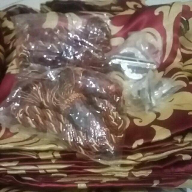 Horden/gorden Blackout Bludru Bolak Balik (harga Perlembar) Uk 1 Pintu / 1 Kaca Jendela