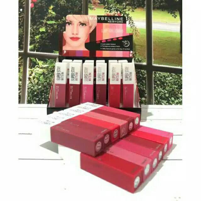 [1lusin] Lip cream maybelline super stay barcode