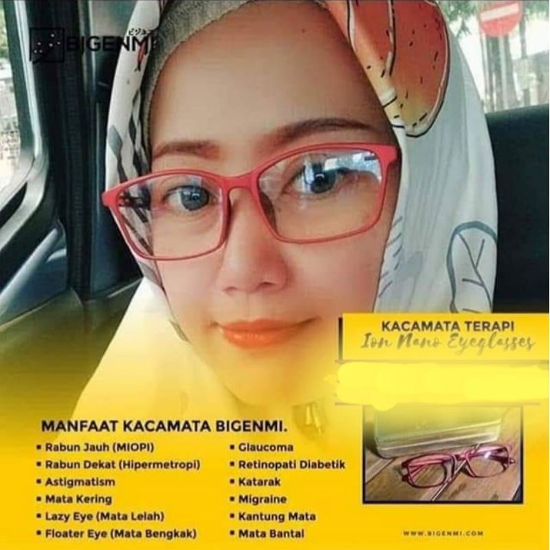 KACAMATA ION NANO BIGENMI PETAK