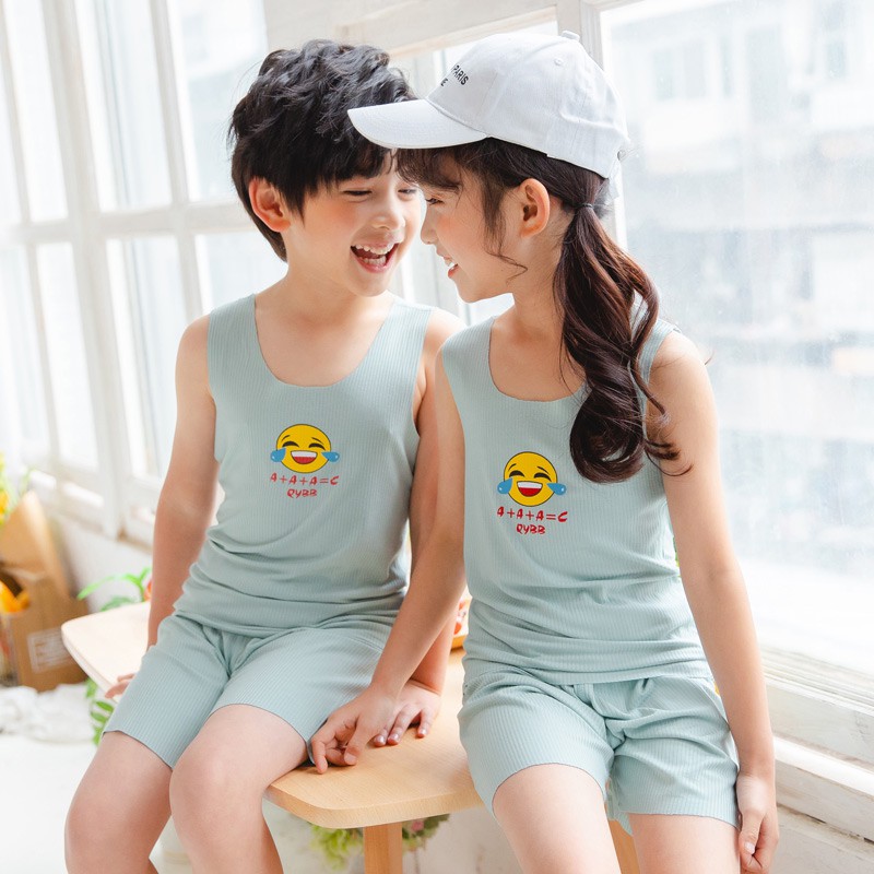 BX001Setelan Singlet Anak / Pakaian Anak / Baju Anak Unisex