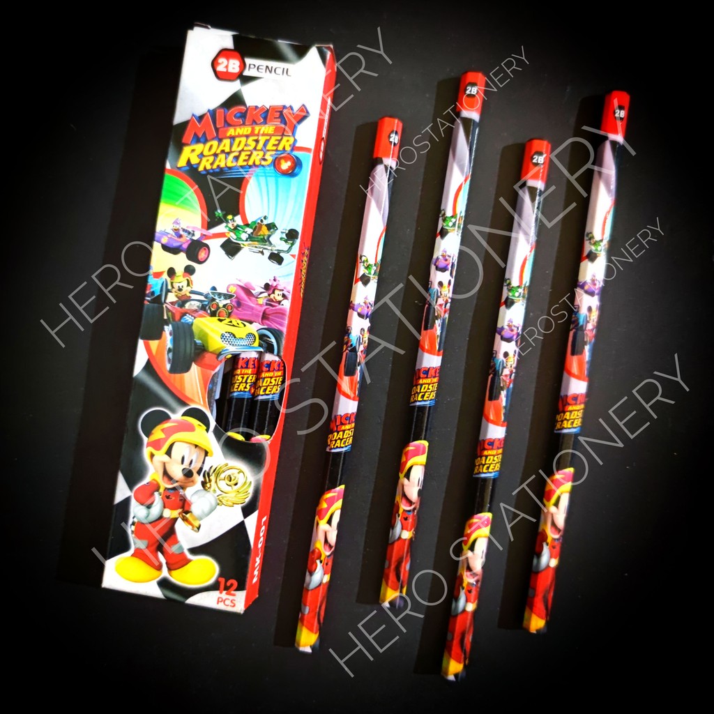 

Pensil 2B pencil mickey mouse . 12 unit