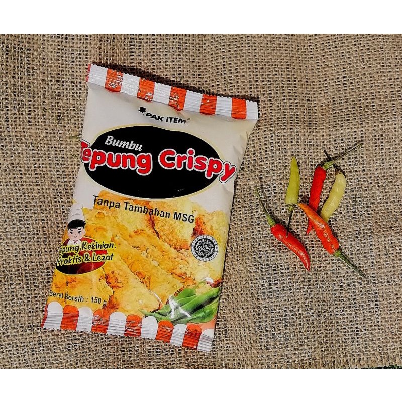 

Tepung Bumbu Crispy by Kaldu Alami Cap Jamur merang