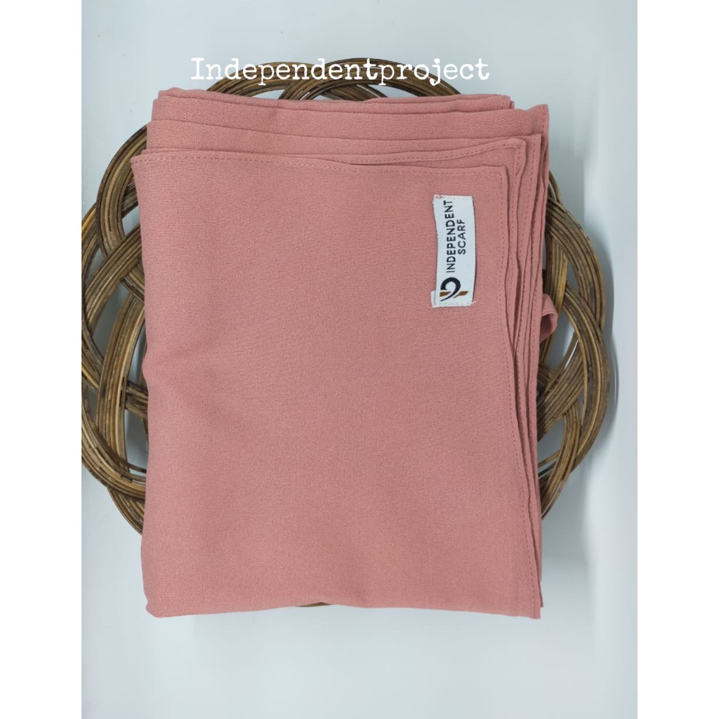 Pashmina Tali Diamond Crepe 180x75-Dusty pink