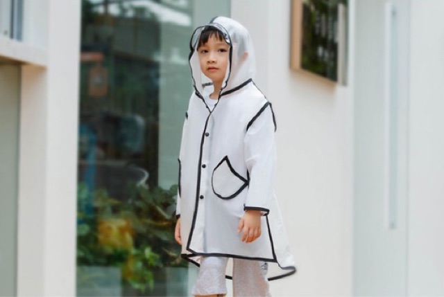 Jas hujan anak transparan / raincoat kids/ jas hujan motor untuk anak kecil