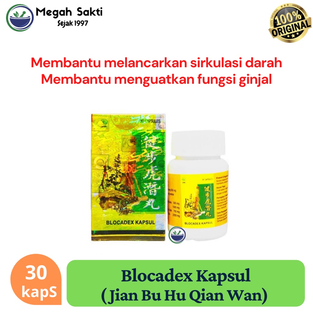 Jian Bu Hu Qian Wan (Blocadex Kapsul) - Obat Rematik, Asam Urat, Encok