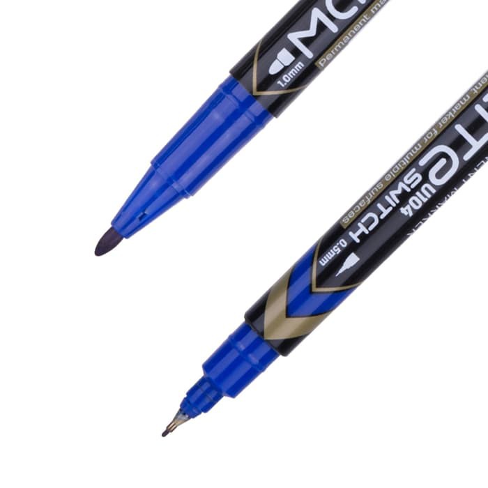 

Murah Deli EU10420 Permanent Marker/Spidol Permanen-2-Hitam - Hitam Keren