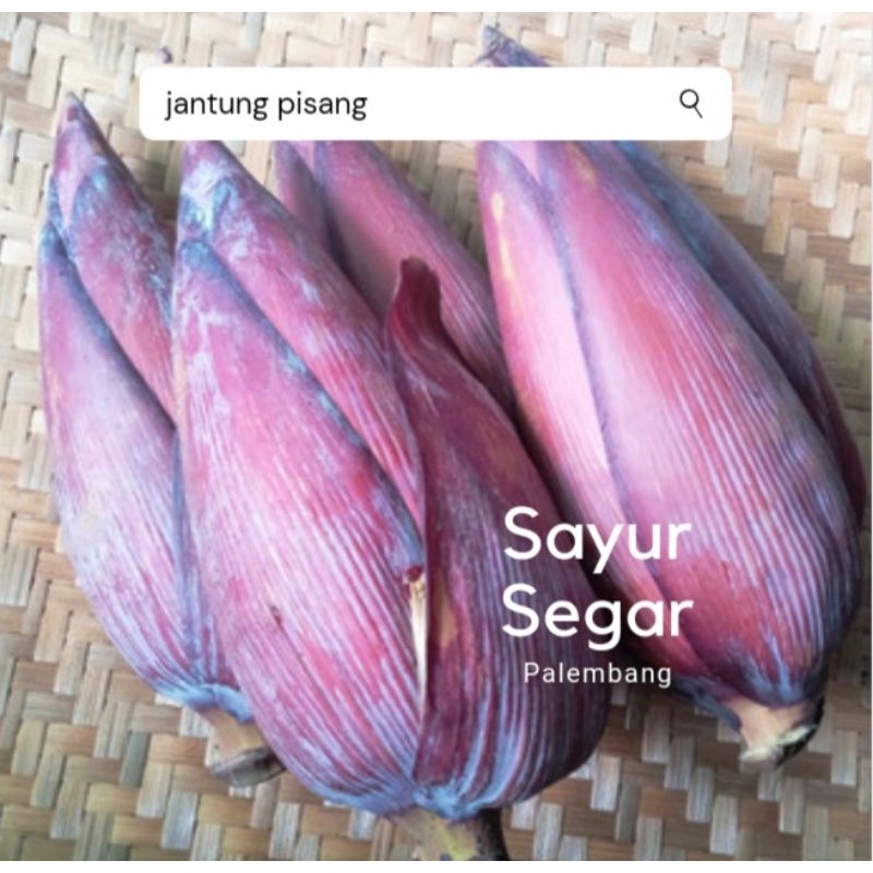 

Jantung Pisang per Buah Sayur Segar Palembang