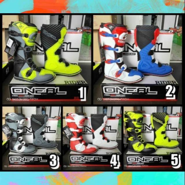 SEPATU ONEAL RIDER NEW MX BOOTS ONEAL RIDER SEPATU TRAIL ADVENTURE