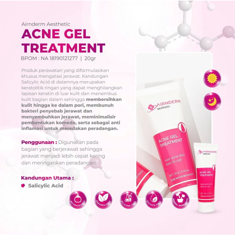 Airnderm Aesthetic Paket Acne Action FREE POUCH (by AIRIN BEAUTY)-3