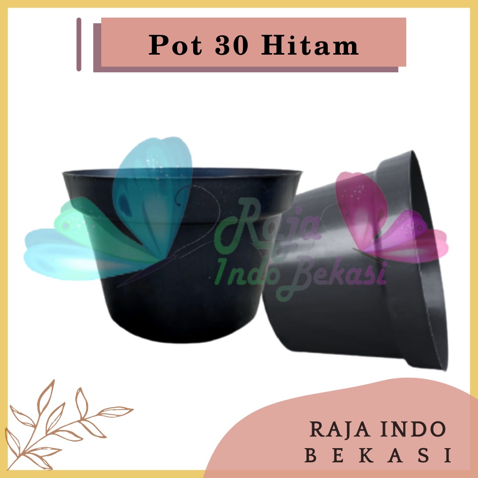 Pot 30 Hitam Pot Tanaman Hias Pot 30 Cm Hitam Tebal Murah Grosir Bibit Pot Bunga Hitam Pot 30 Murah