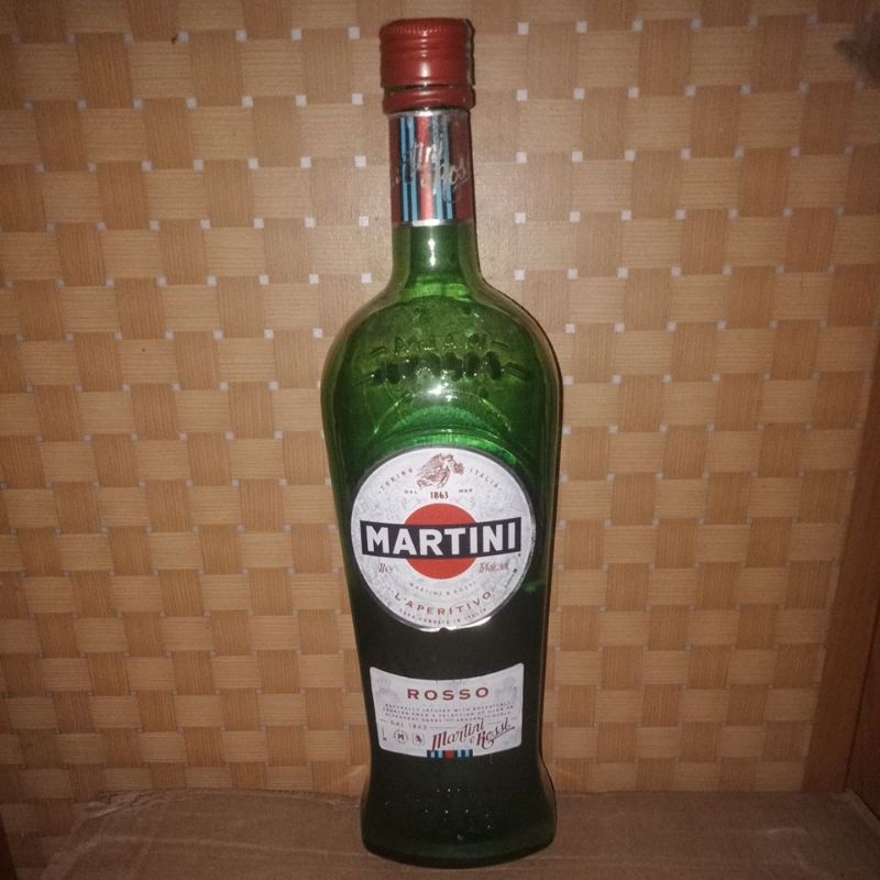 PROMO !!! Botol miras import bekas / botol bekas minuman impor / botol kosong unik merk luar-martini