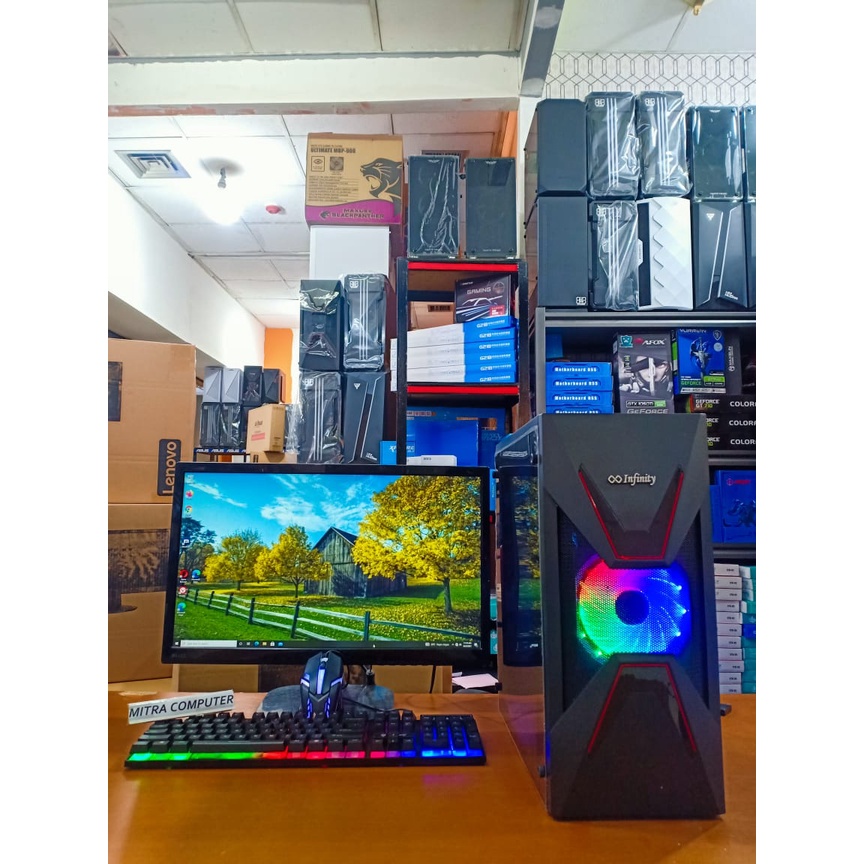 Komputer Pc Rakitan Core i7 | Vga 2 Gb With Monitor 19 Inch Murah