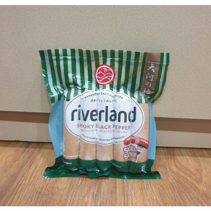 

Riverland Smoky Black Papper Sausage Sosis Lada Hitam 360 Gr