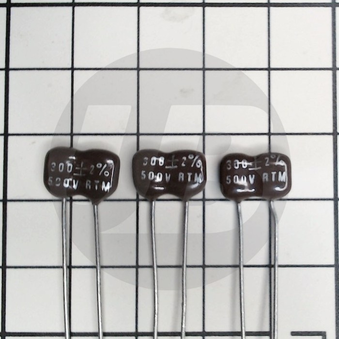 Kapasitor Silver Mika 300pf 0.3nf 500V 2% Silver Mica Capacitors RTM