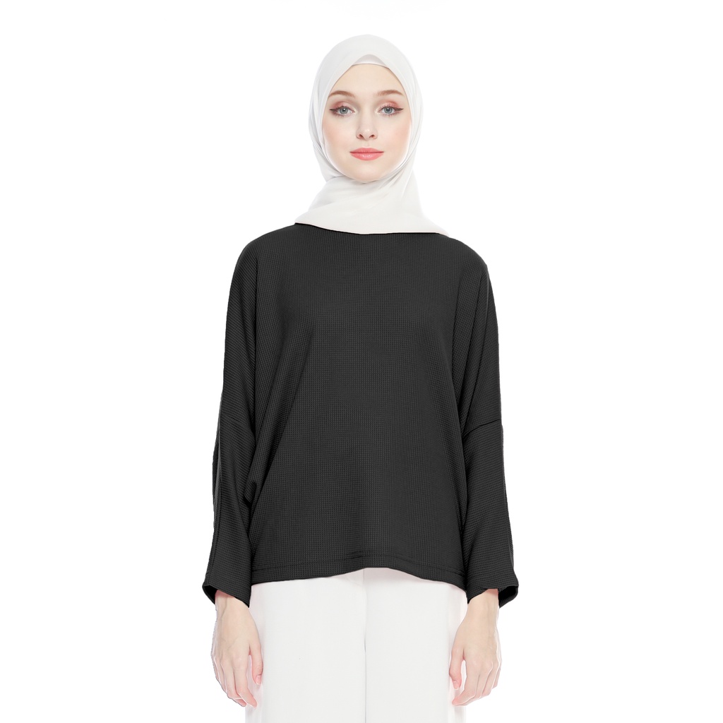 GOOD MADE - LAURA Blouse Batwing Oversize Basic Outer Atasan Wanita