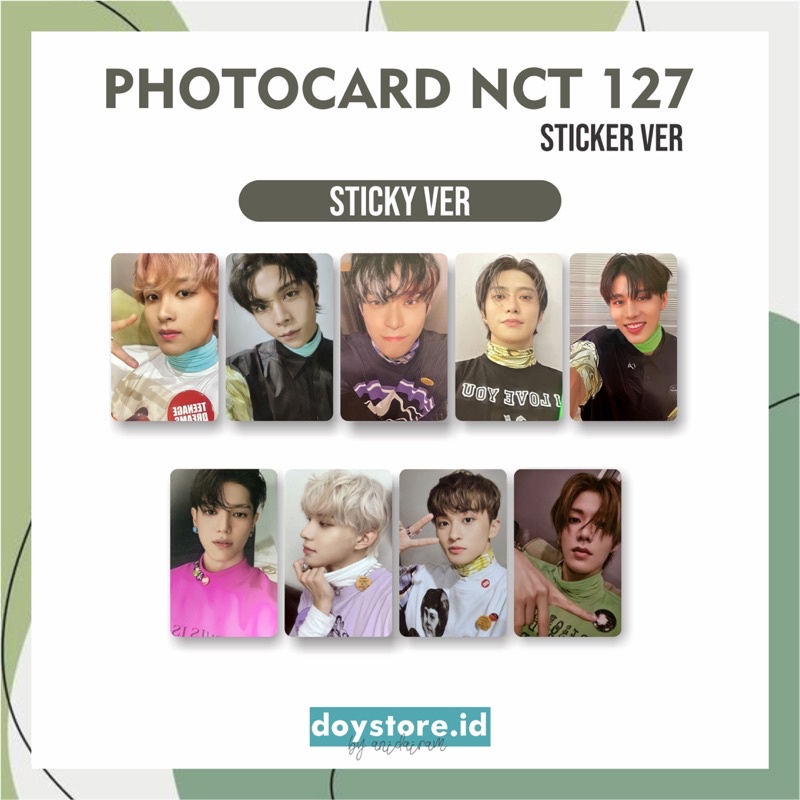 [BACA DESKRIPSI] Photocard NCT 127 Album STICKER unofficial