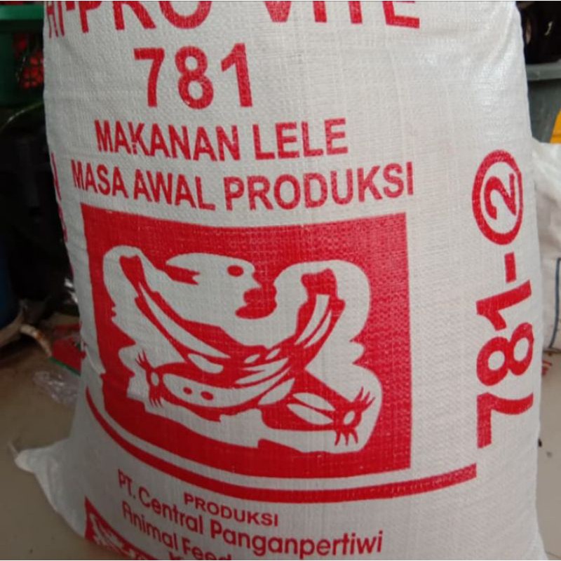 pelet 781-2 Hi provite pakan ikan lele,nila,mujair,gurame dan koi