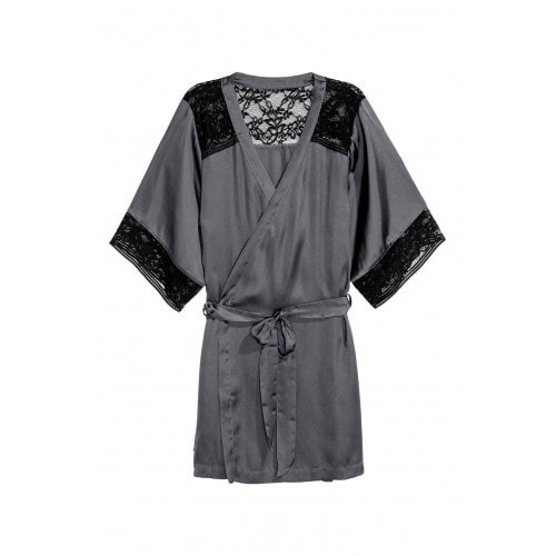 promo HM Kimono Lace Grey murah kualitas bagus