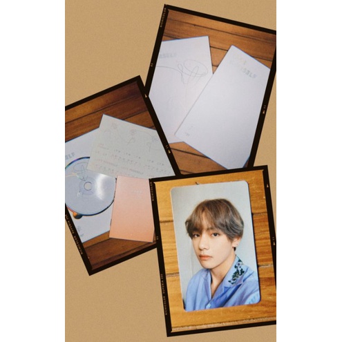 Album BTS Love Yourself : Her (Ver. V) & Photocard Kim Taehyung (Ver. L)