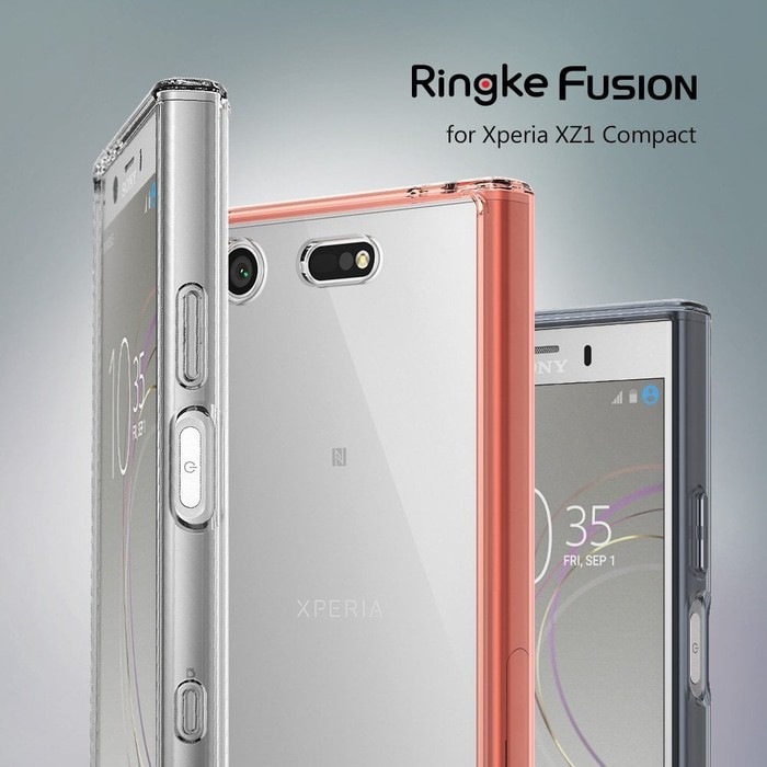 CASING XPERIA XZ1 COMPACT RINGKE FUSION , CASE XPERIA XZ1 COMPACT ORI